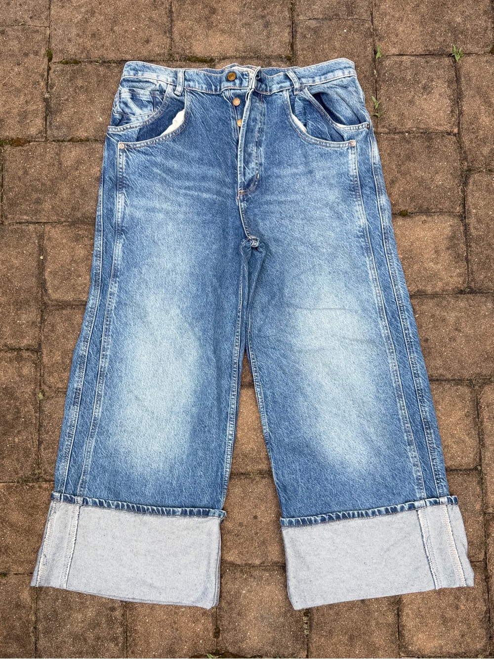 NWOT We the Free Final Countdown Cuffed lowrise jeans sz 30S
